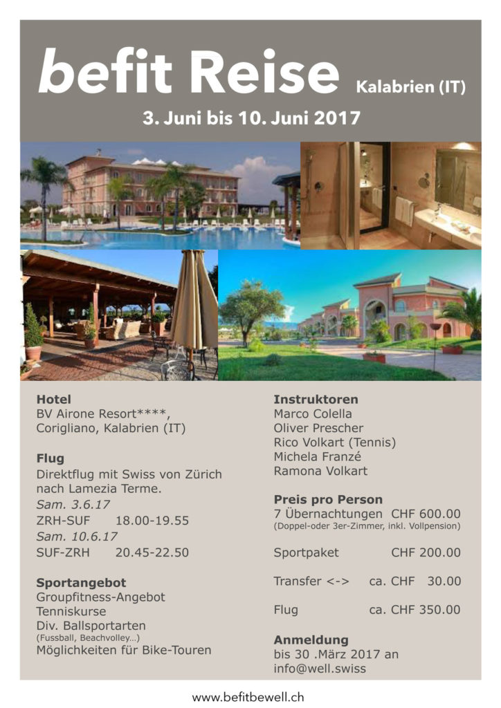 befit Reise Kalabrien